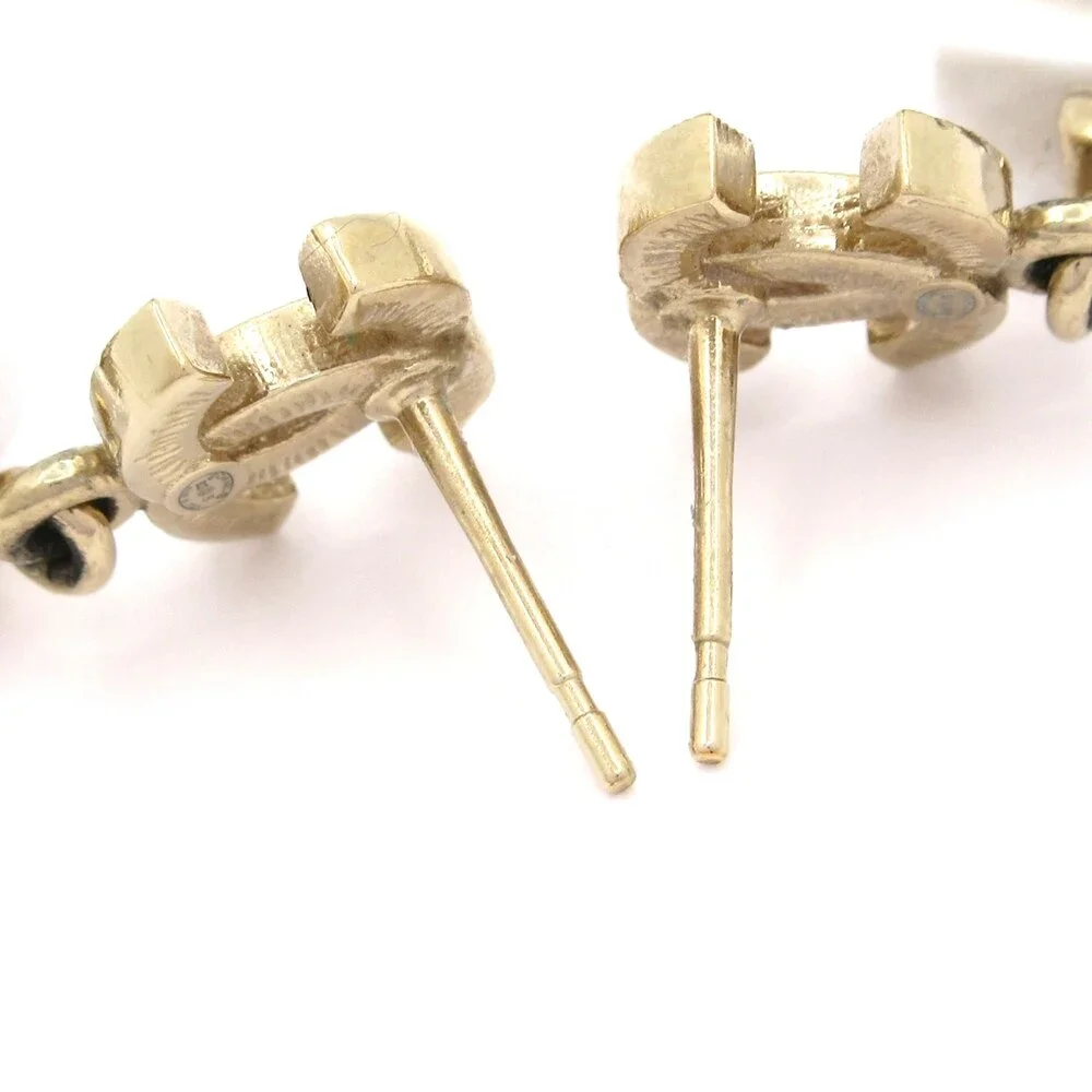 Chanel Earrings White Gold Faux Pearl Hardware - Picture 4 of 6